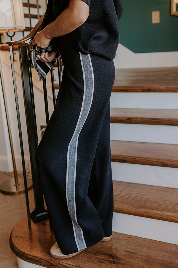 Connecting Flight High Waist Wide Leg Pants in Black Image 2