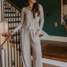 Soft Focus High Waist Wide Leg Pants in Mocha Image 1