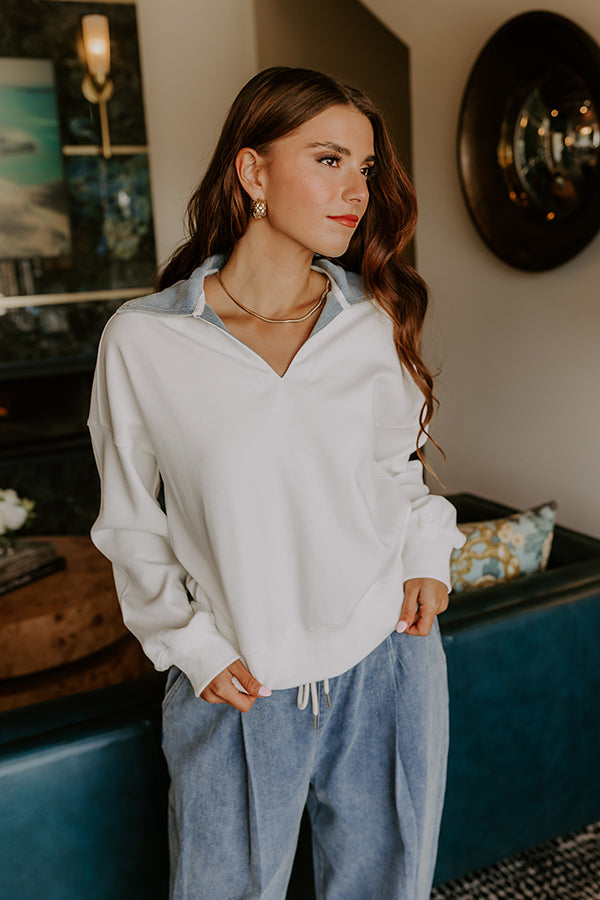 Crisp Coastline Sweatshirt Image 2