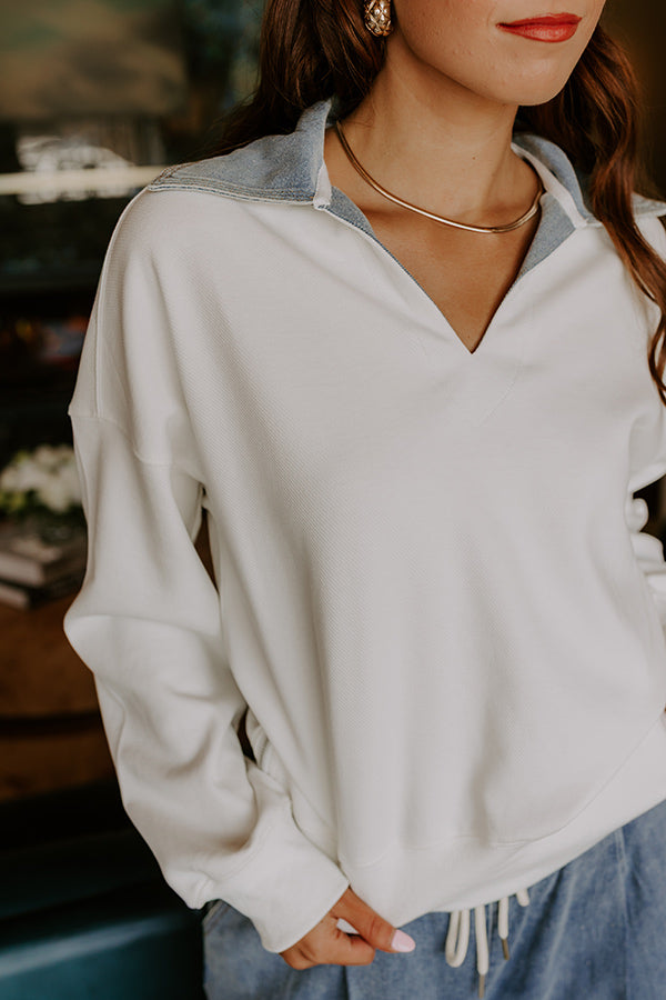 Crisp Coastline Sweatshirt Image 4