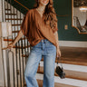 Cambridge Mimosas Shift Top in Chocolate Image 1