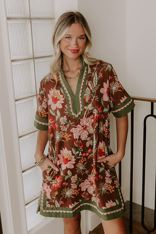 Bohemian Dreams Floral Mini Dress  Image 1