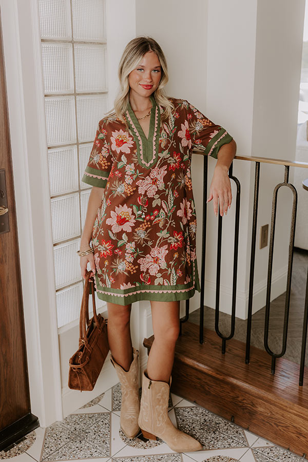 Bohemian Dreams Floral Mini Dress  Image 2