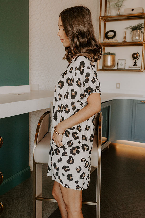 Loving Views Leopard Mini Dress Image 5