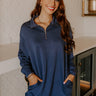 Urban Chic Scuba Quarter Zip Mini Dress in Riverside Image 1
