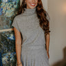 The Vineyard Affair Knit Top in Grey Image 1