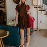 The Vineyard Affair Knit Top in Chocolate Image 1