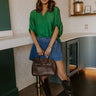 Cambridge Mimosas Shift Top in Green Image 1