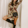 Midnight Garden Floral Satin Romper Image 1