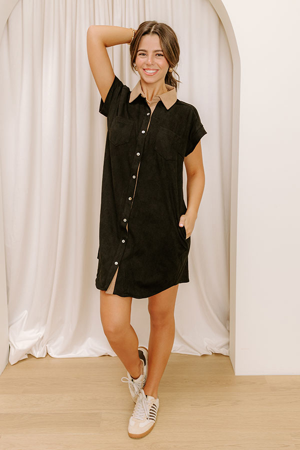 Tribeca Twilight Button Down Mini Dress Image 3