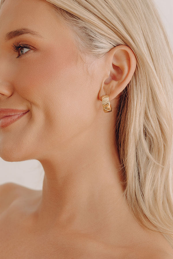 NYC Chic Hoop Earrings