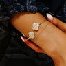 Chic And Sparkling Cubic Zirconia Cuff Bracelet Image 1