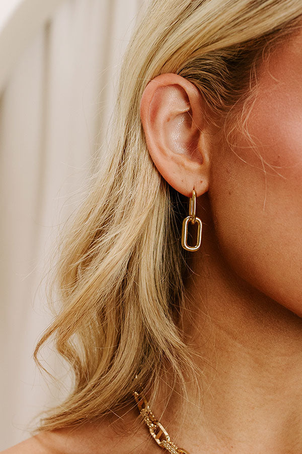Link Up Earrings Image 2
