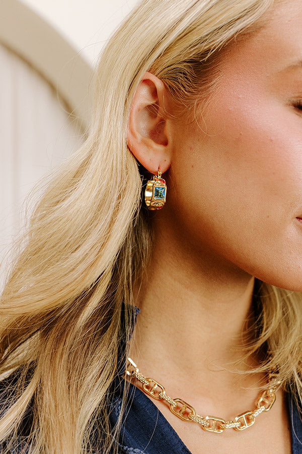 Kind Eyes Hoop Earrings Image 1