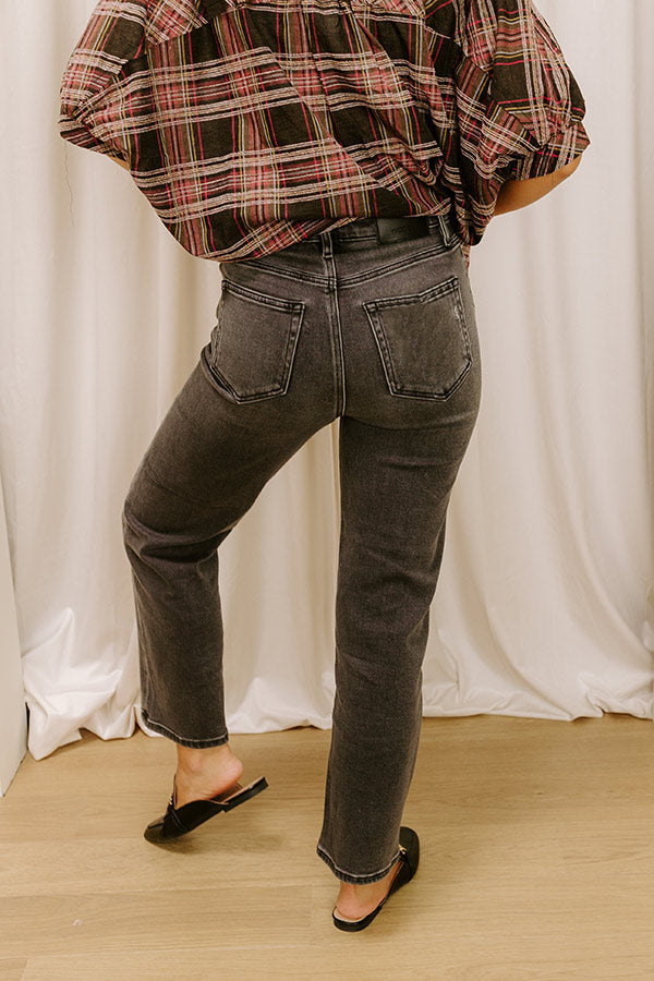 Hidden Jean Ella High Waist Straight Leg Ankle Jean Image 6
