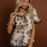 Floral Estate Stripe Top Image 1
