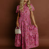 Chardonnay Charm Floral Midi Dress Image 1