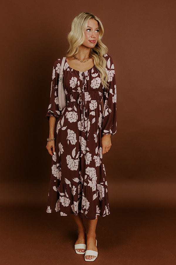 Savannah Weekend Floral Midi Dress Image 3