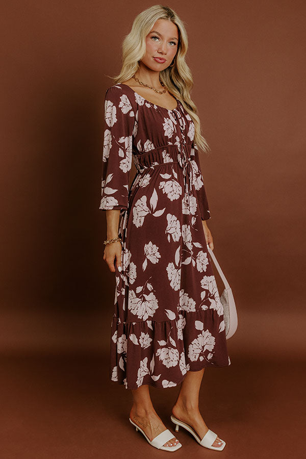 Savannah Weekend Floral Midi Dress Image 4