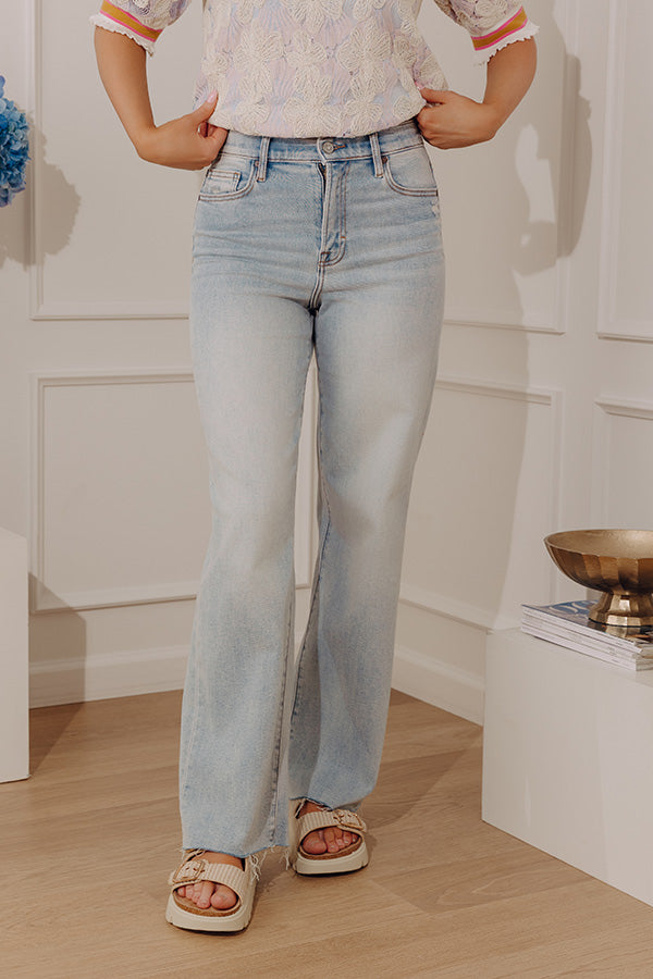 Hidden Jean Logan High Waist Dad Jean in Light Wash