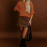 Pumpkin Spice Sippin Knit Top in Rust Image 2
