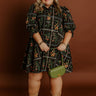 Botanical Daydream Mini Dress Curves Image 1