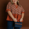 Chai Latte Sippin Jacquard Top Curves Image 1