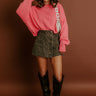 Trailside Bliss Knit Sweater in Pink Image 1