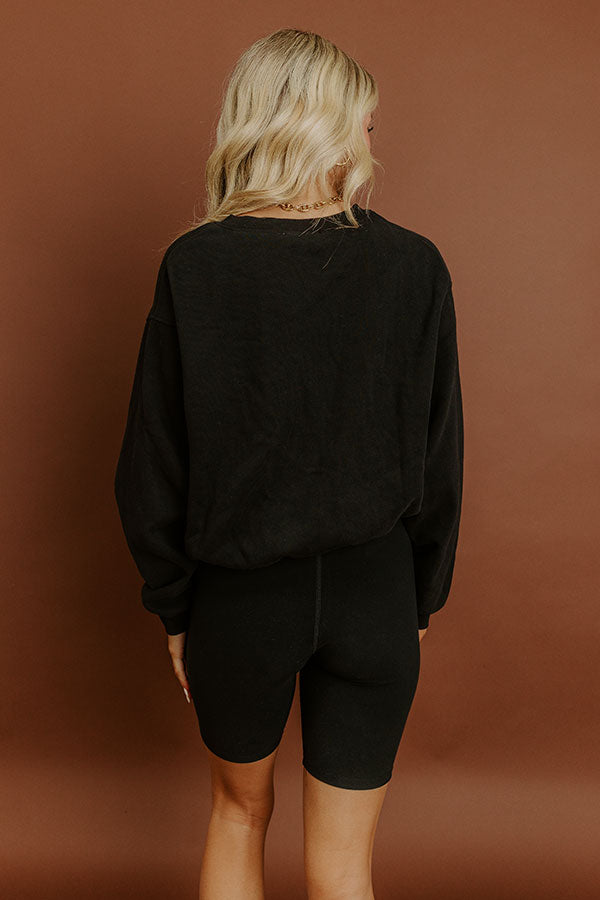 Cabin Cozy Sweatshirt in Black Image 5