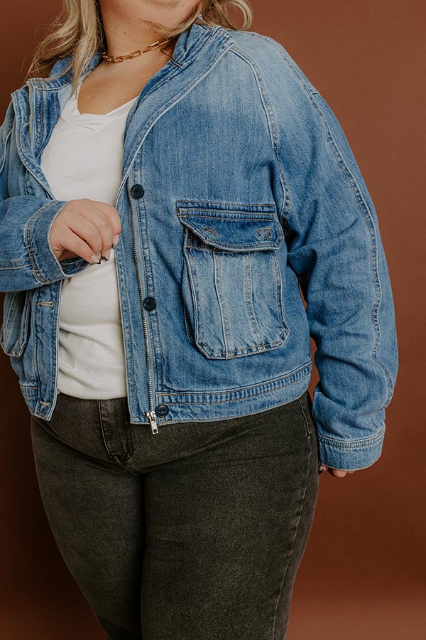 RISEN Millie Denim Jacket Curves Image 2