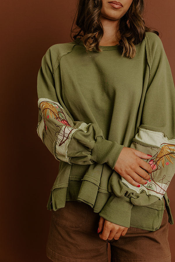 Harvest Moon Embroidered Sweatshirt Image 4