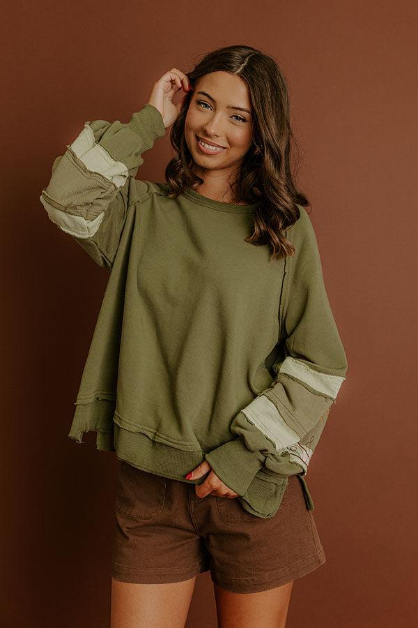 Harvest Moon Embroidered Sweatshirt Image 2