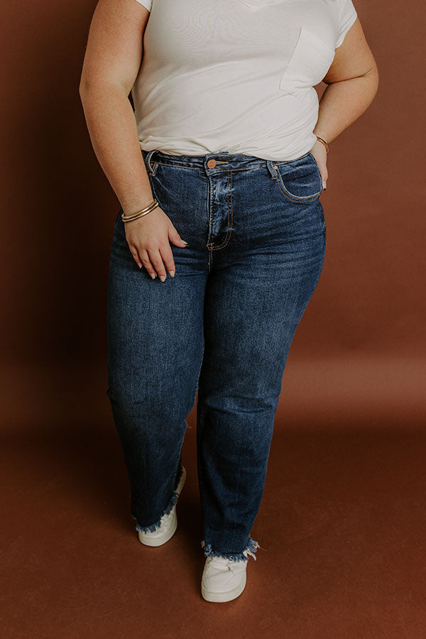 RISEN Brooklyn High Waist Ankle Straight Leg Jean Curves Image 2