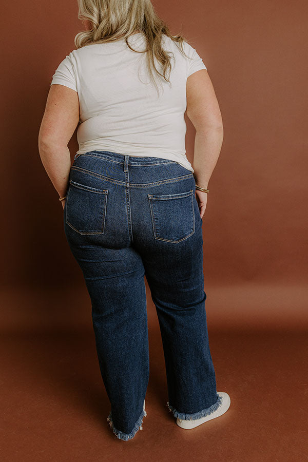 RISEN Brooklyn High Waist Ankle Straight Leg Jean Curves Image 5