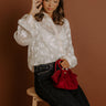 Modern Edge Floral Applique Button Up Top Image 1