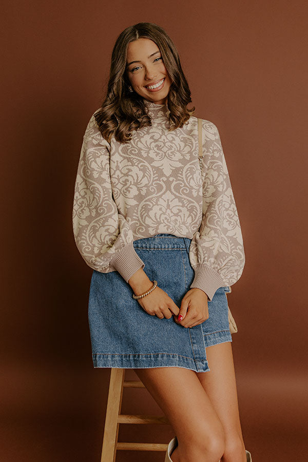 Chic Comfort Knit Sweater Top Image 1
