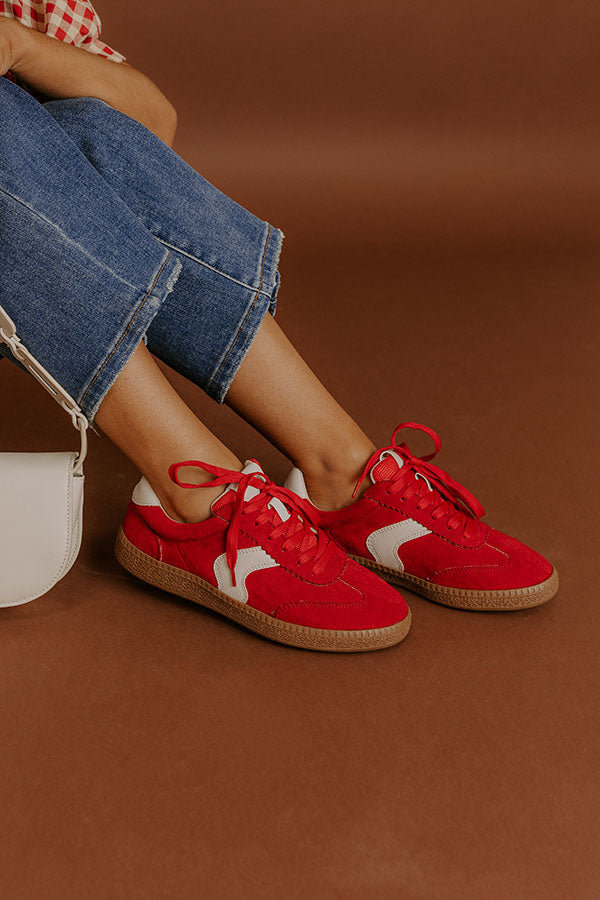 Spoiler Alert Faux Suede Sneaker Image 1