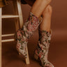 The Brilee Floral Tapestry Cowboy Boots Image 1