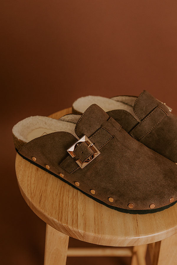 Tori Faux Nubuck Clogs Image 3
