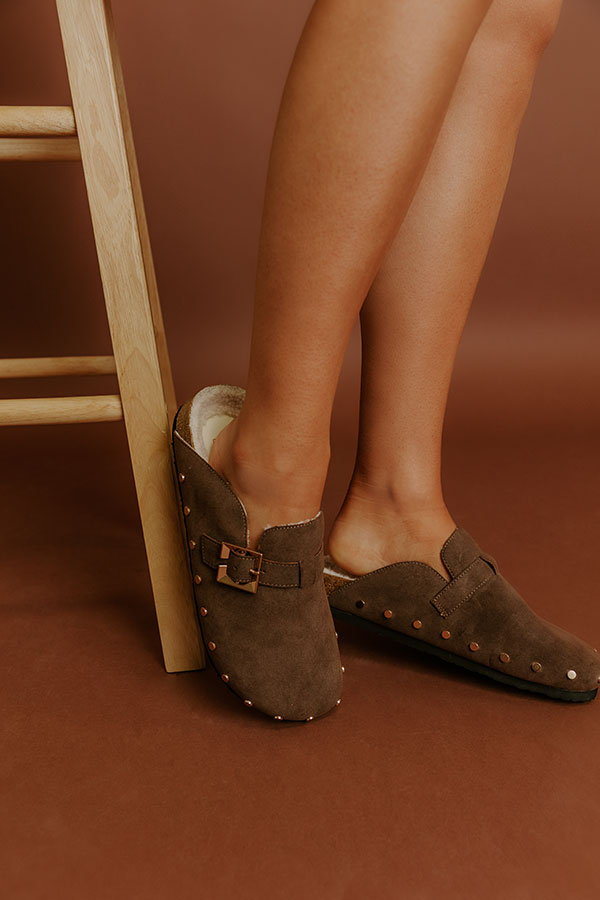 Tori Faux Nubuck Clogs Image 2