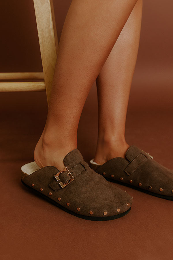 Tori Faux Nubuck Clogs Image 4