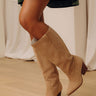 The Collins Faux Suede Knee High Boot Image - 1