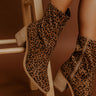 The Vienna Faux Suede Brown Boot In Leopard Image - 1