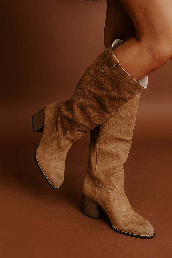 The Roxanne Faux Suede Boot Image 2