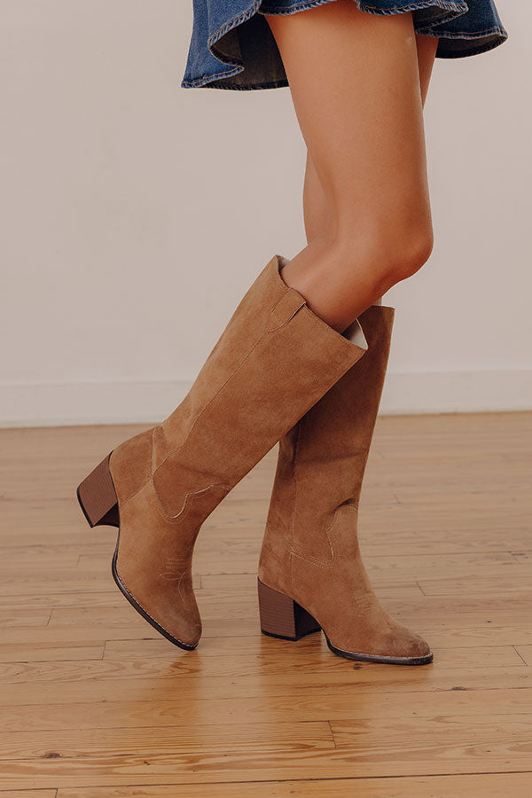 The Roxanne Faux Suede Boot