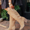 The Roxanne Faux Suede Boot Image - 1