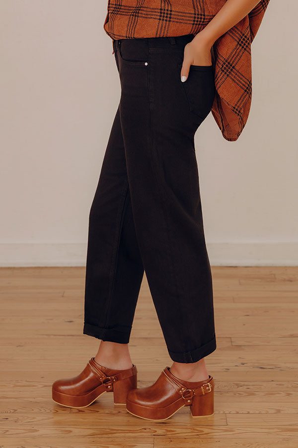 RISEN Ember Midrise Barrel Leg Jean Image - 3
