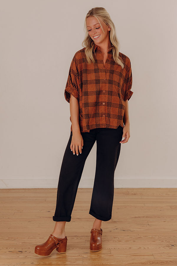 RISEN Ember Midrise Barrel Leg Jean Image - 1