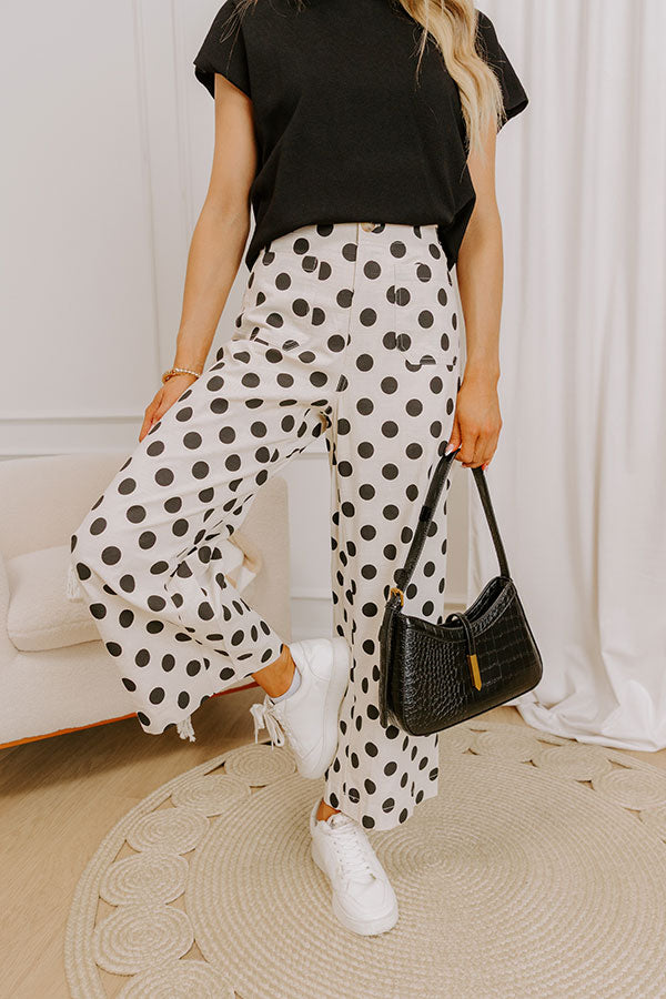 Spot On High Waist Wide Leg Pants Image 1