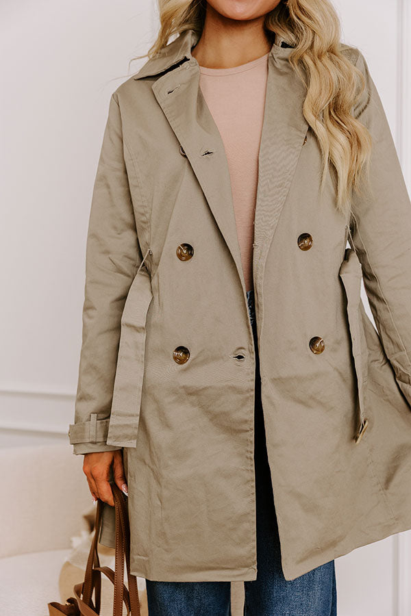City Chic Trench Coat Image 5